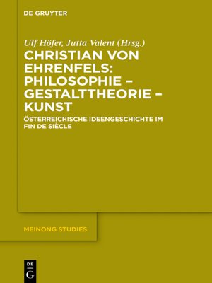 cover image of Christian von Ehrenfels